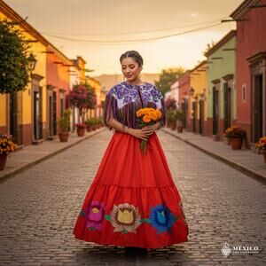 Cape huipil One of a kind Purple hand made